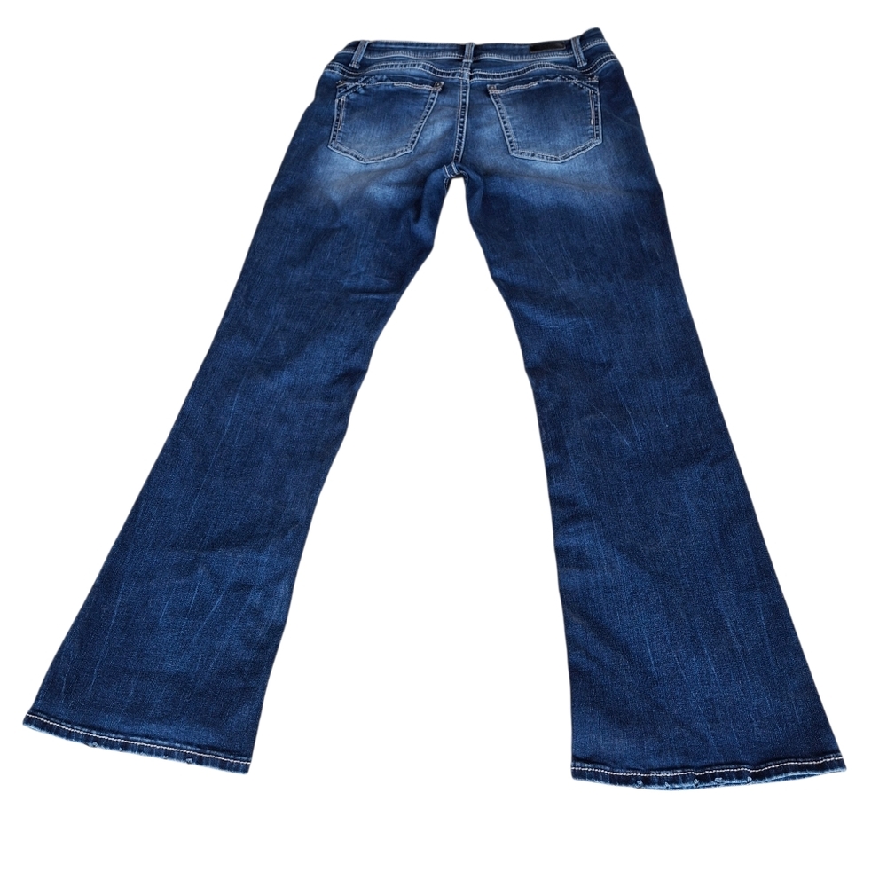 Buckle Black Curvy Fit No. 76 Bootcut Blue Denim Stretch Jeans  Women Size 31x32 - Picture 6 of 16